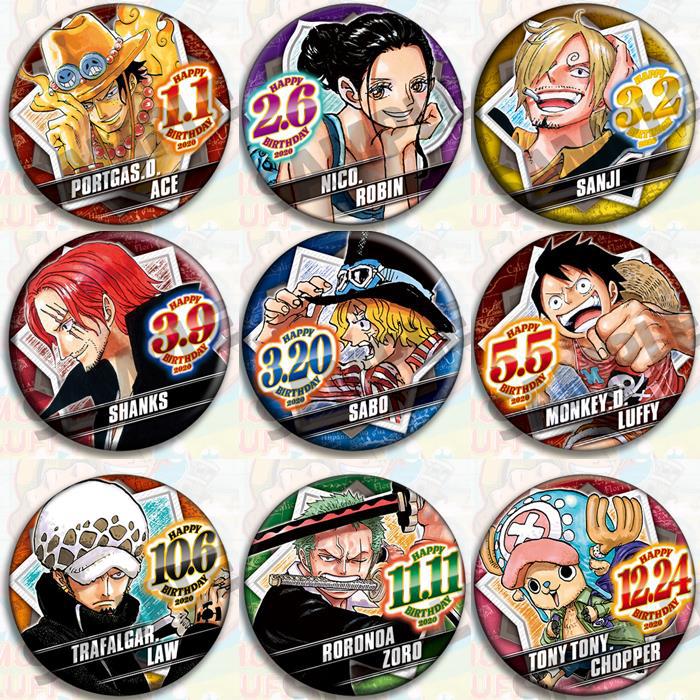 Luffy Anime Merchandise - قطعة واحدة مجموعة شارات أنيمي البضائع