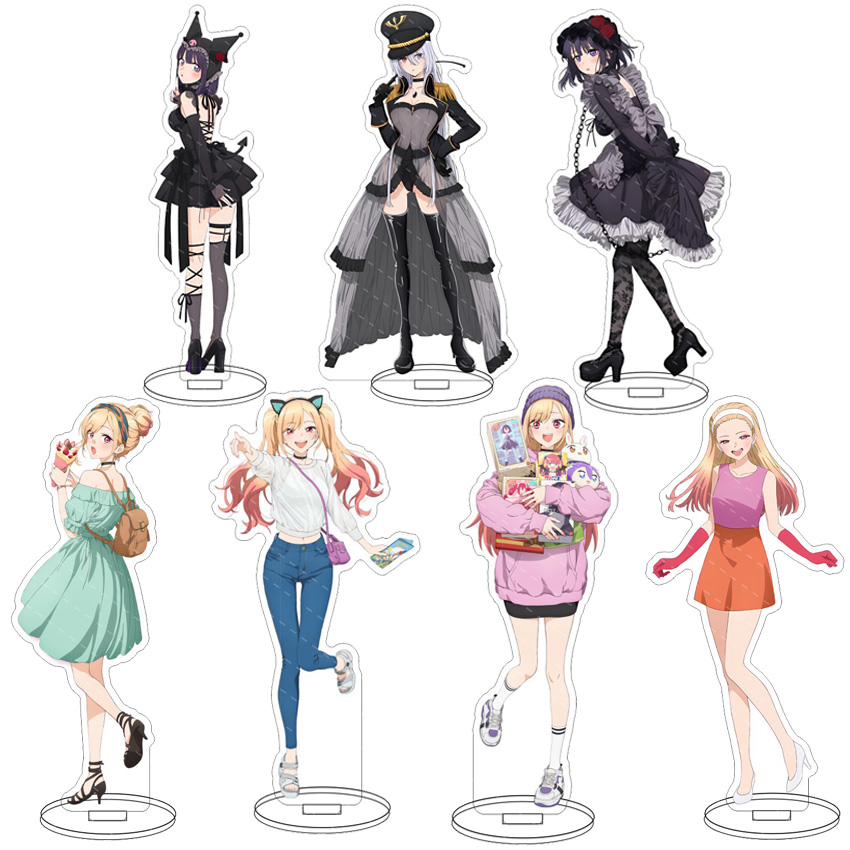 Anime Merchandise Accessories - حامل أكريليك للأنمي بطول 16 سم،