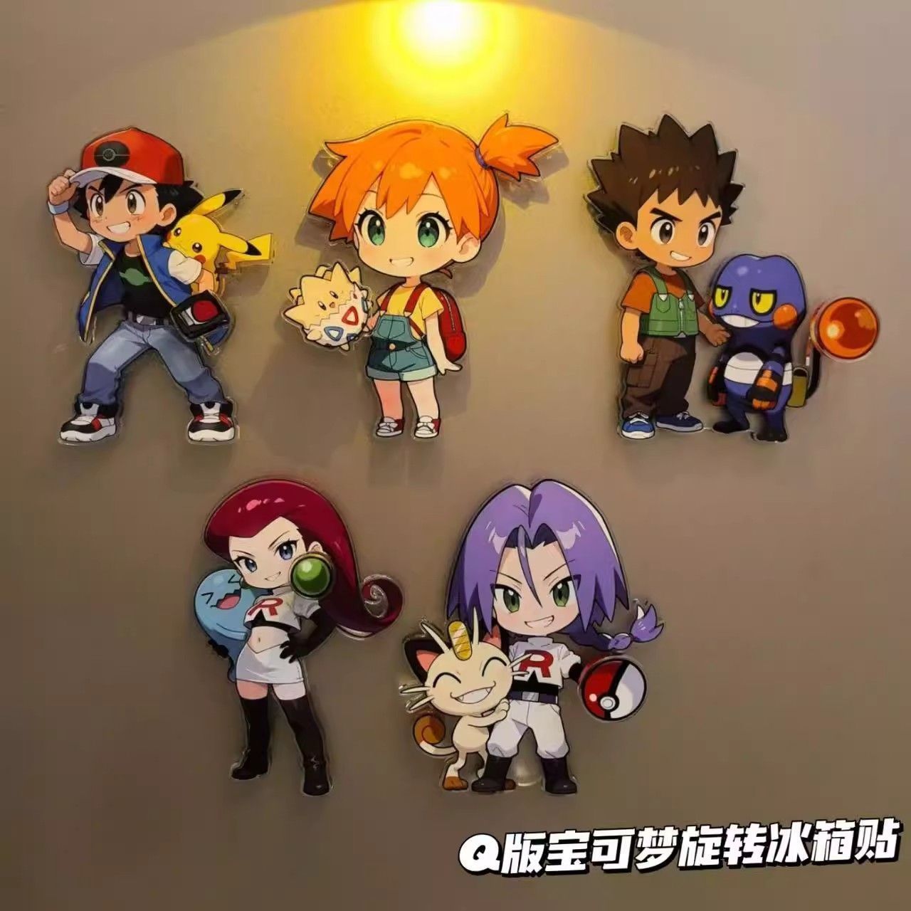 Anime Merchandise Gift - مغناطيسات ثلاجة بوكيمون، منتجات إبداعية عالية