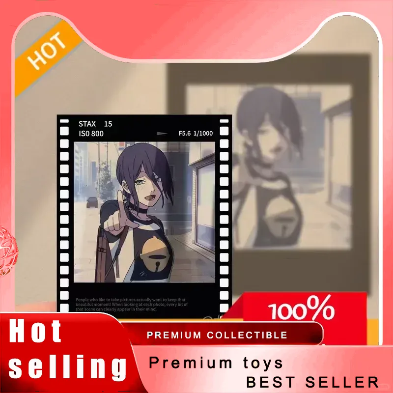 Anime Merchandise For Men - بطاقة هولوغرافية شفافة بتصميم بولارويد لشخصية