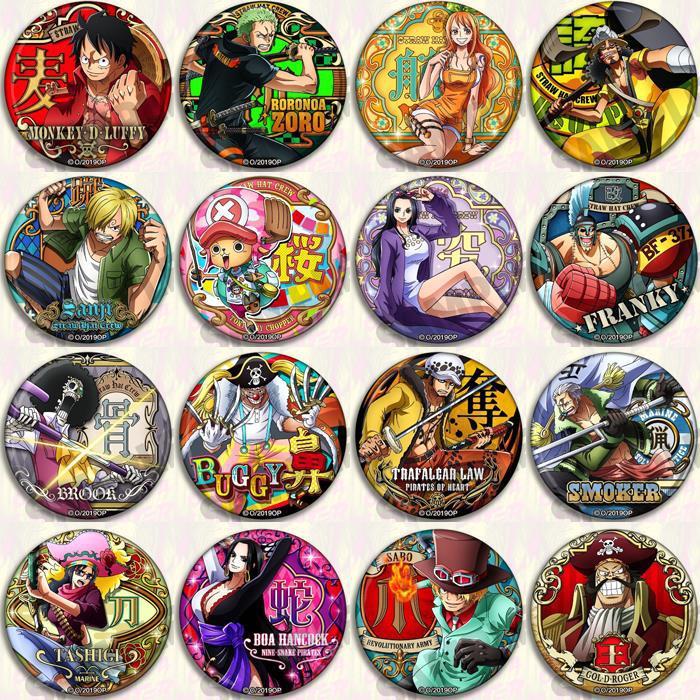 Luffy Anime Merchandise - قطعة واحدة أنيمي شارة دبوس مجموعة