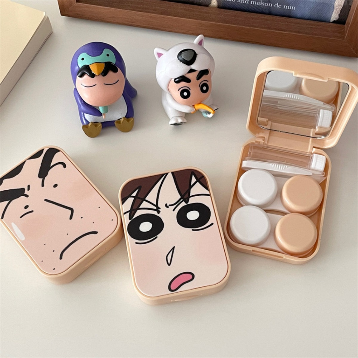 Manga Storage Box - علب عدسات لاصقة جديدة بتصميم شخصيات