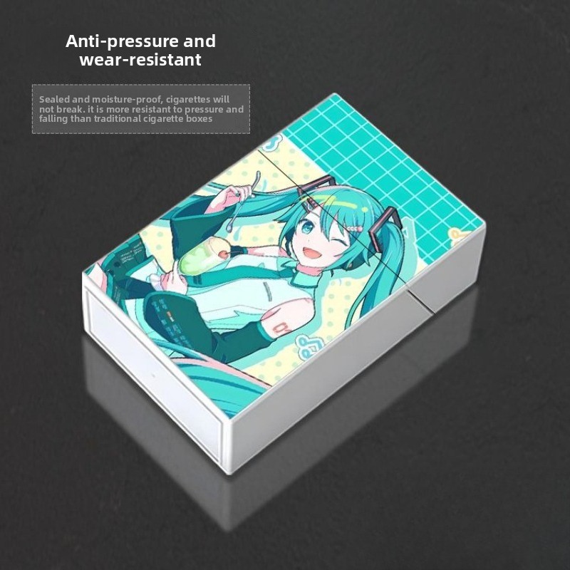 Manga Storage Box - صندوق سجائر بلاستيكي سميك بتصميم هاتسوني