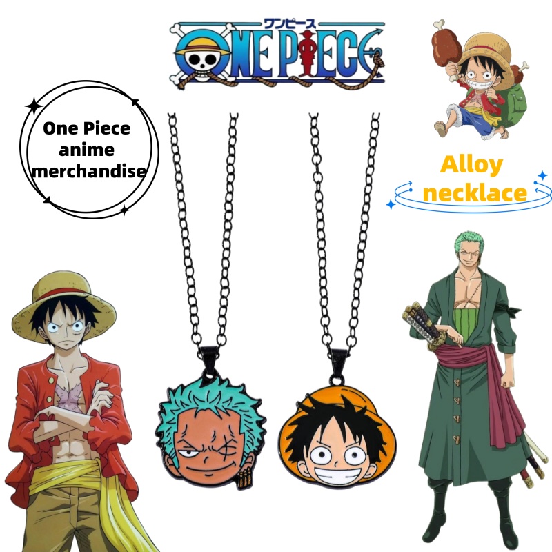 Luffy Anime Merchandise - قلادة شخصيات أنمي ون بيس الجديدة،