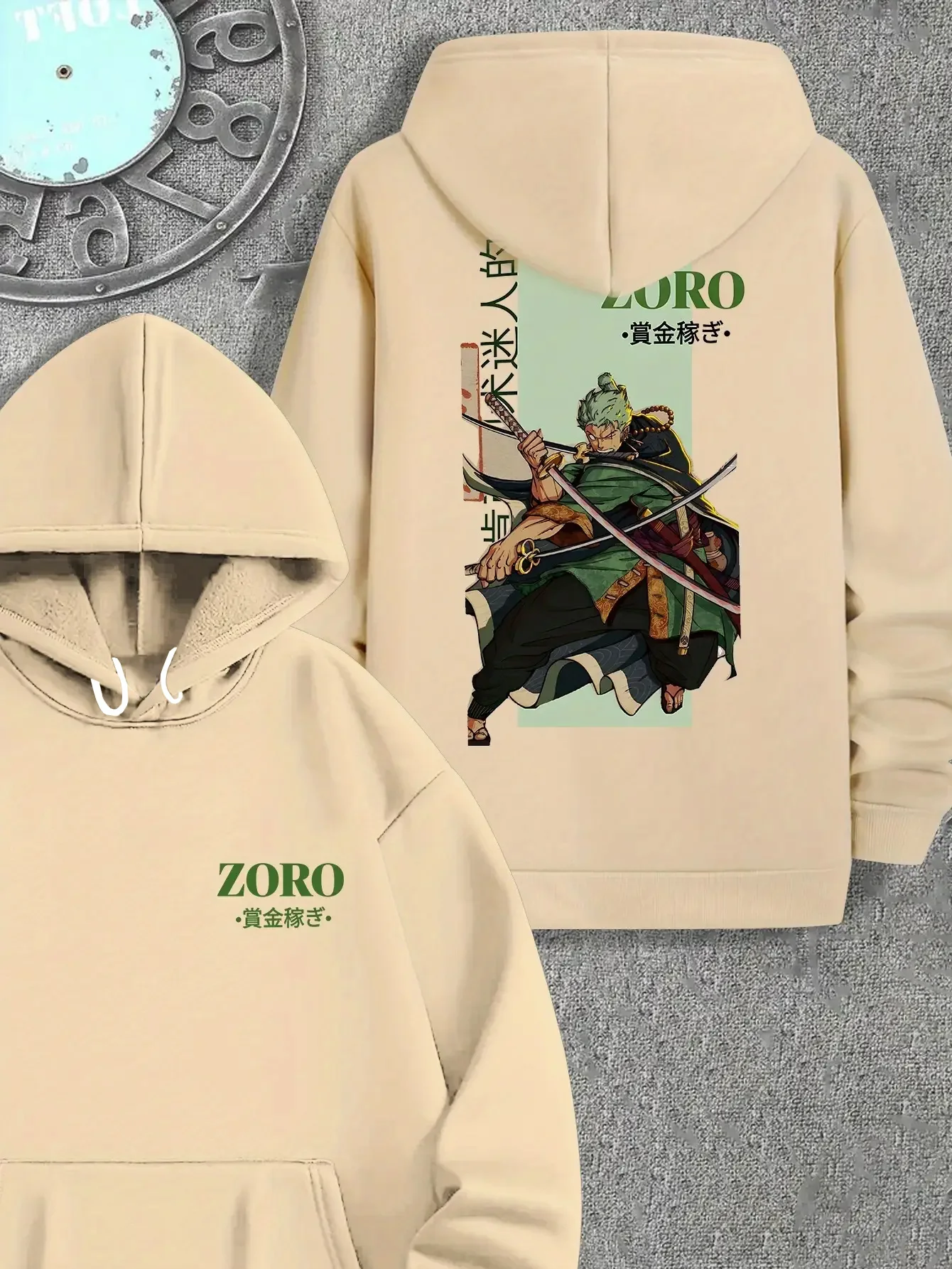 Anime Merchandise For Men - تي شيرت مطبوع بتصميم One Piece