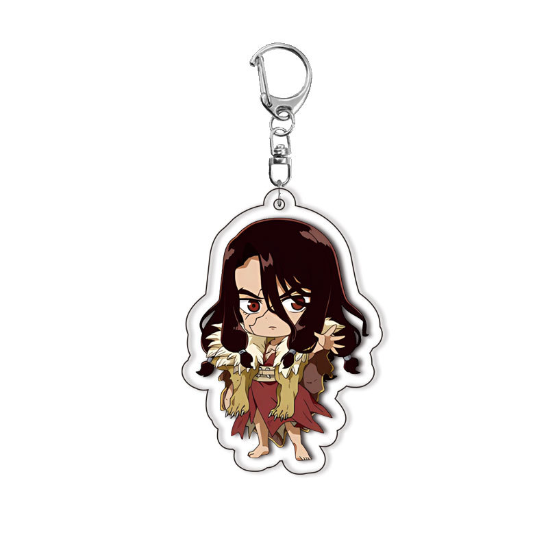 سلسلة مفاتيح أكريليك مزدوجة ال - مراجعة Anime Merchandise Gift وسعره