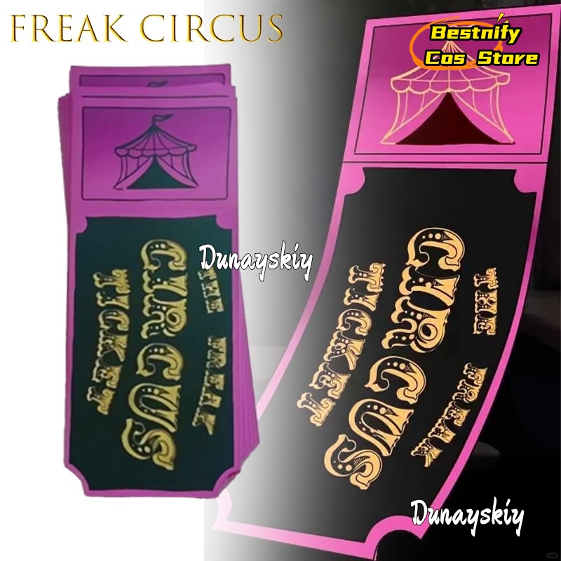 BFreak بطاقة تذكرة السيرك أحمر - مراجعة Anime Merchandise In Japanese وسعره