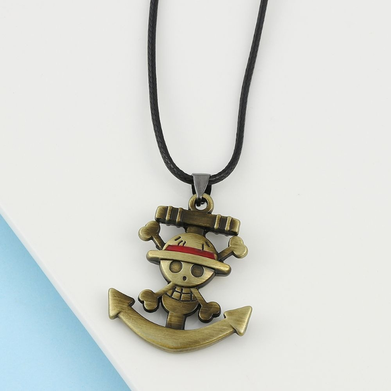 سلسلة قلادة بشعار سفينة قبعة ا - مراجعة Luffy Anime Merchandise وسعره