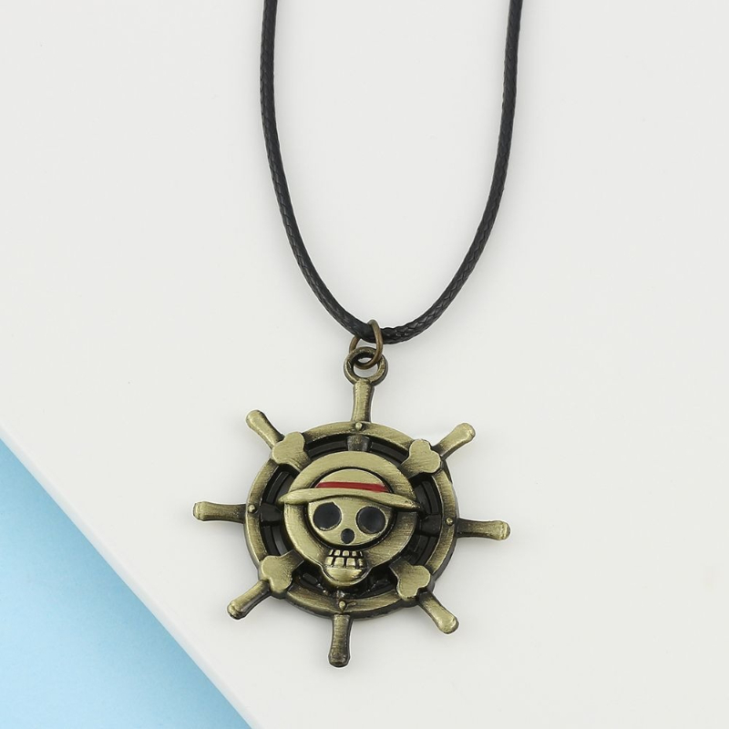 سلسلة قلادة بشعار سفينة قبعة ا - مراجعة Luffy Anime Merchandise وسعره