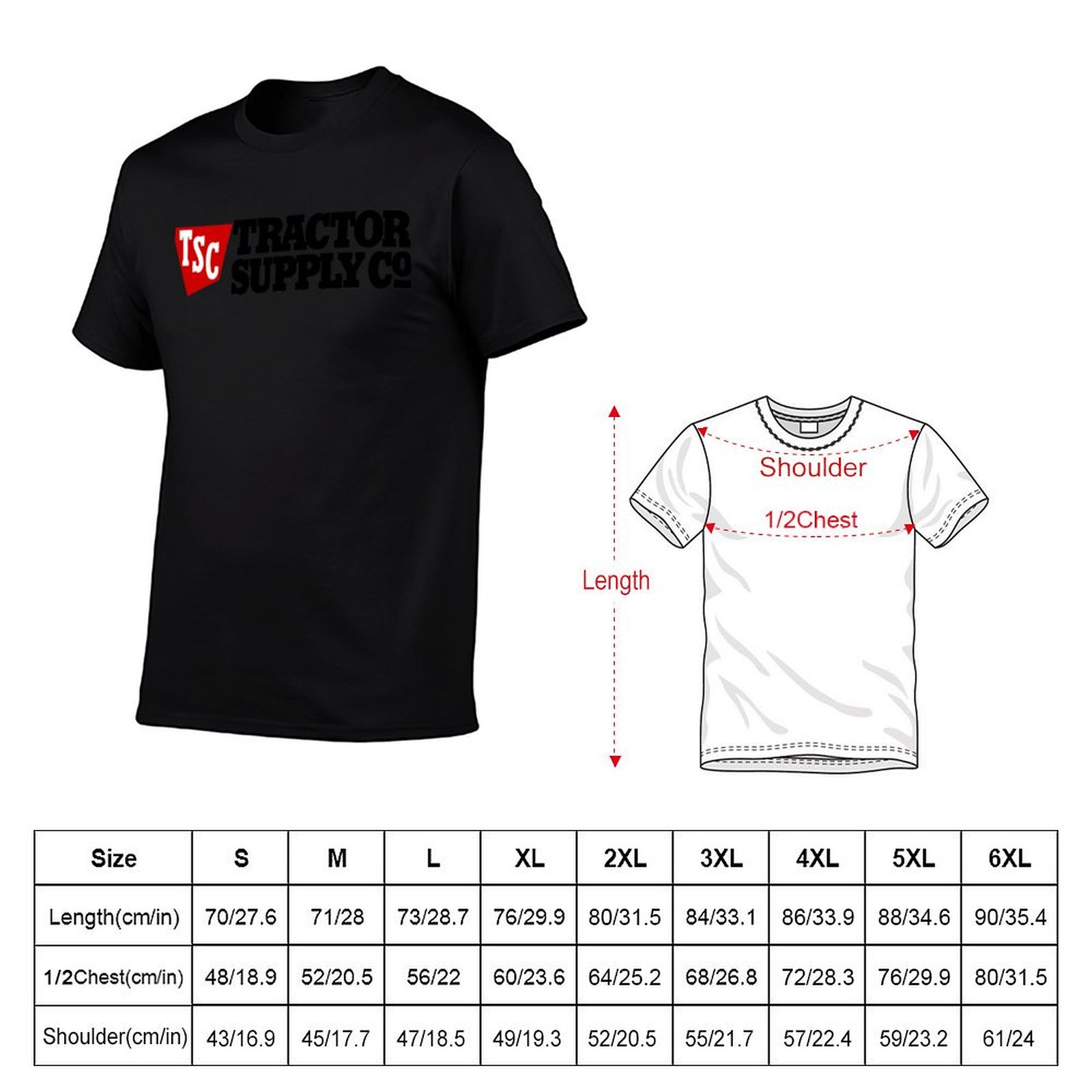 تي شيرت بشعار Tractor Supply T - مراجعة Anime Merchandise For Men وسعره