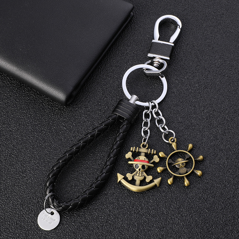 سلسلة مفاتيح معدنية بتصميم قبع - مراجعة Luffy Anime Merchandise وسعره
