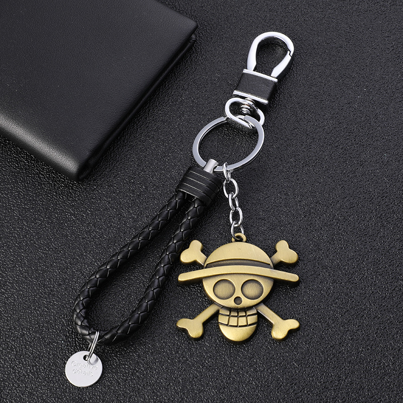 سلسلة مفاتيح معدنية بتصميم قبع - مراجعة Luffy Anime Merchandise وسعره